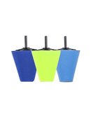 KIT COM 3 PEÇAS - BOINA DE POLIMENTO EM CONE