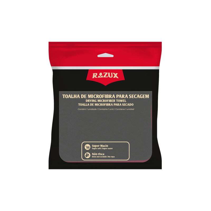 TOALHA DE MICROFIBRA PARA SECAGEM RAZUX